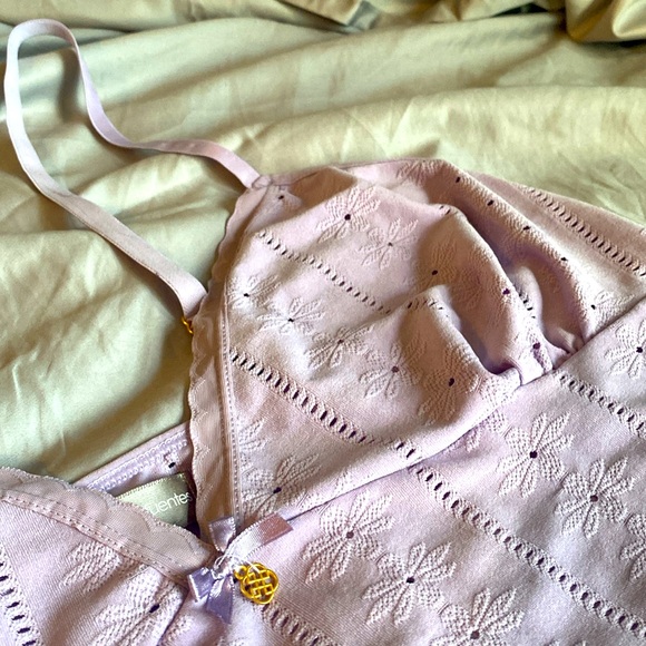 DAISY FUENTES Intimate Pajamas Set Purple Hue Nightie - Picture 4 of 10